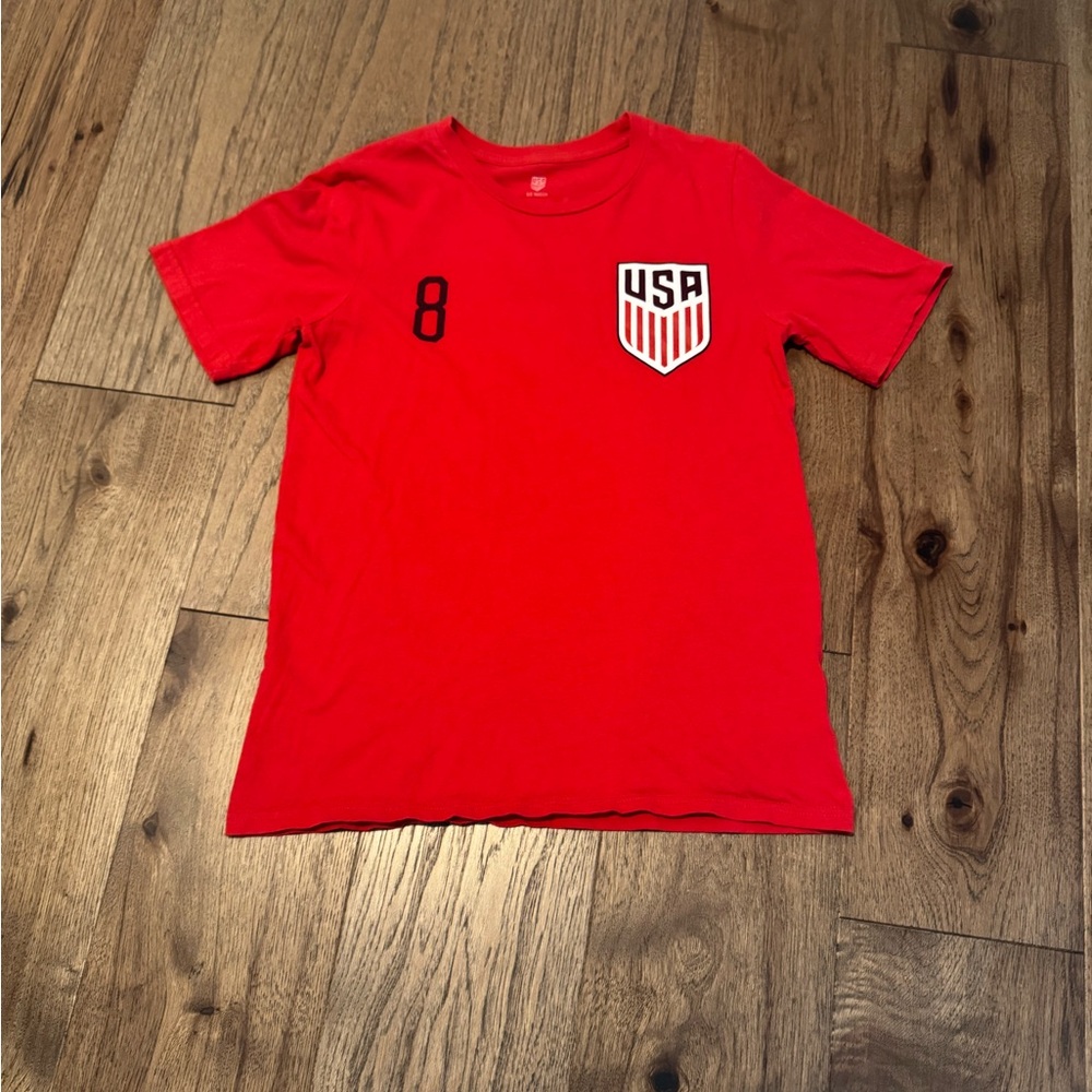 Youth Red USA Soccer Tee